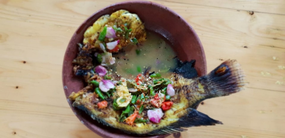 Menu Gurame Cobek Bening / ekor Rumah Makan Kartini