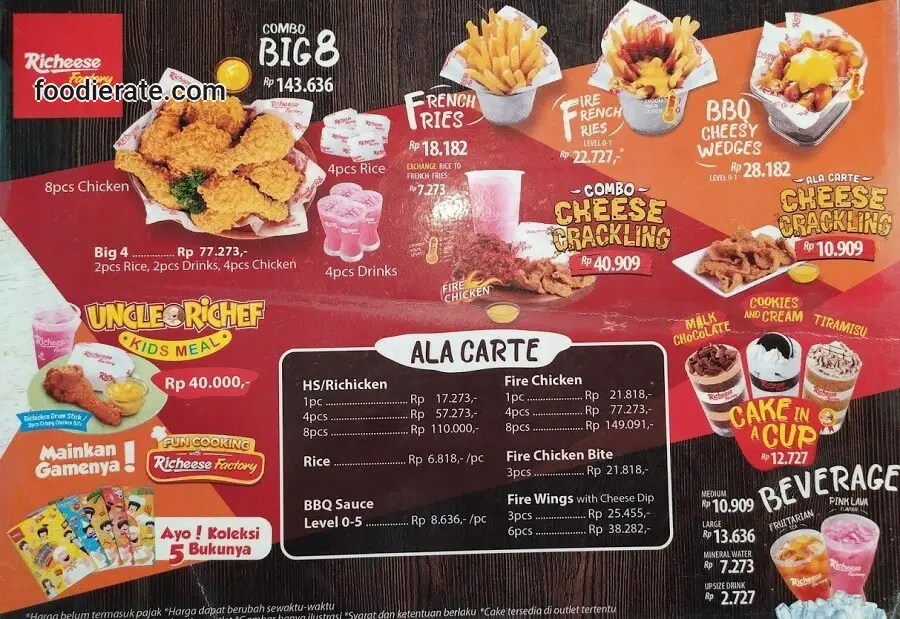 Richeese Factory Cibinong alamat cabang peta daftar 