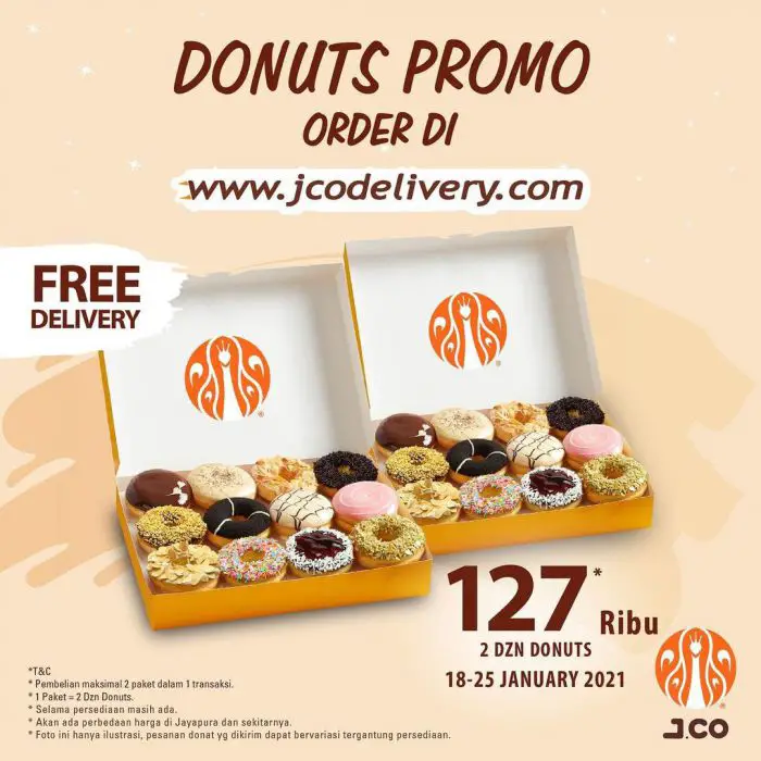 Promo J Co Donuts Coffee 2 Lusin Donuts Delivery Hanya Rp 127 Ribu Foodierate 