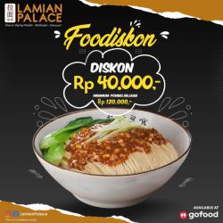 Promo Lamian Palace GoFood - 40k Off