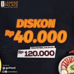 Promo Lamian Palace GoFood - 40k Off