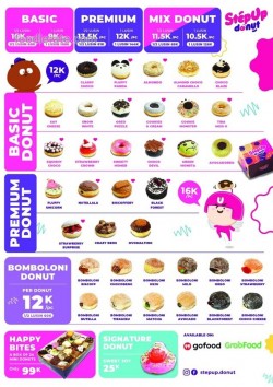 Daftar Harga Menu StepUp Donut
