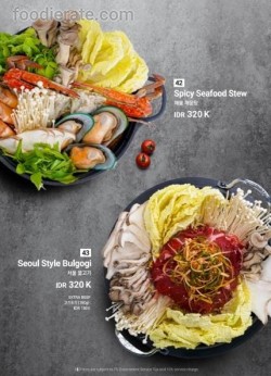 Daftar Harga Menu Sookdal Premium Korean BBQ