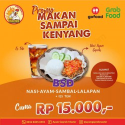 Promo Ayam Geprek Master 15rb