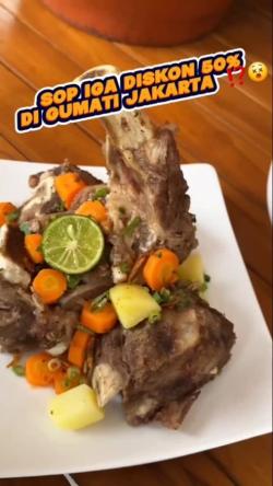Promo Gumati Resto Sop Iga 50