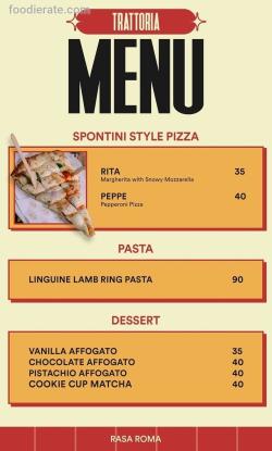 Daftar Harga Menu Rasa Roma 2025 | Foodierate