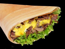 Menu Steak And Cheese D'Crepes