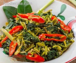 Tumis Daun Dan Bunga Pepaya