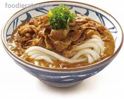 Menu Beef Curry Udon Marugame Udon