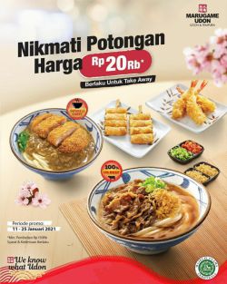Promo Marugame Udon Takeaway - 20k Off