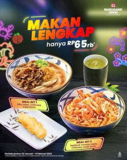 Promo Marugame Udon Makan Lengkap - 65k