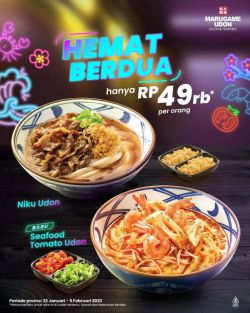 Promo Marugame Udon Hemat Berdua - 49k