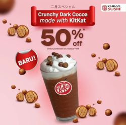 Promo Ichiban Sushi Chrunchy Dark Cocoa - 50%