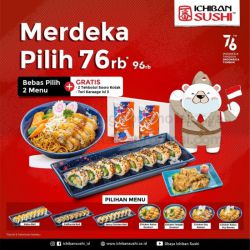 Promo Ichiban Sushi Merdeka - 76k