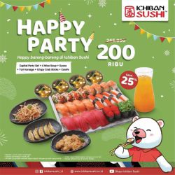 Promo Ichiban Sushi Happy Party - 200k