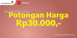 Promo McDelivery Bank Permata - 30k