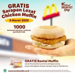 Promo McDonald's Free Muffin