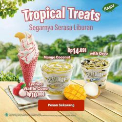 Promo McDonald's Tropical Treats - 10k