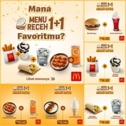 Promo McDonald's Menu Receh 1+1 - 18k
