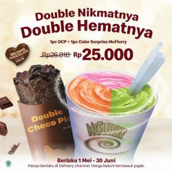 Promo McDonald's Double Nikmat - 25k
