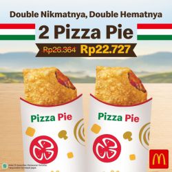 Promo McDonald's 2 Pizza Pie - 22k