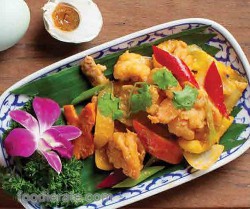 Salted Egg Prawns
