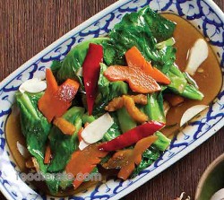 Kailan With Salted Fish