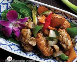 Black Pepper Stuffed Squid