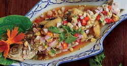 Fried Fish With Thai Herbs