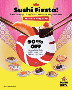 Promo Sushi King Anniversary