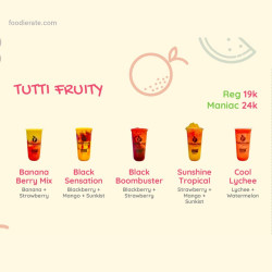 Daftar Harga Menu Fruity