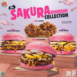 Promo Burger King Sakura Collection