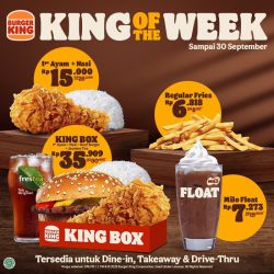 Promo Burger King King Of The Week - 6k