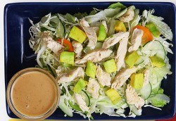 Chicken Avocado Salad Ramen 1