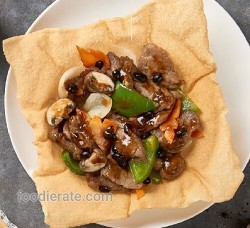 Stir Fried Beef In Black Bean Sauce