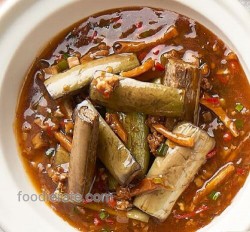 Claypot Minced Meat With Stewed Eggplant