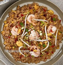 Sambal Fried Rice With Seafood