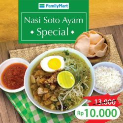 Promo FamilyMart Nasi Soto Ayam Spesial - 10k