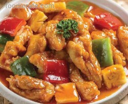 Fried Chicken With Pineapple Sauce