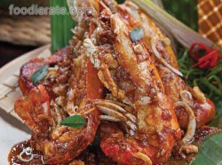 Spicy Curry Jumbo Prawn (Harga Per 2 Ekor)