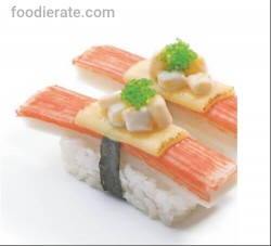 Aburi Kani Corn Cheese Sushi (