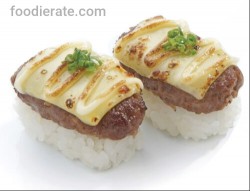 Beef Hamburg Cheese Sushi