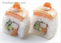 Menu Aburi Salmon Cheese Roll Sushi Go!