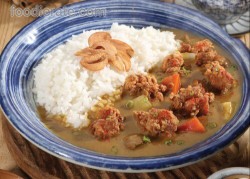 Chicken Karaage With Beef Curry