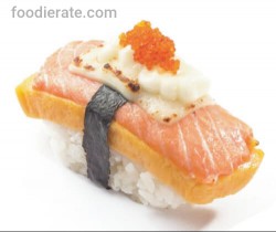 Tamago Salmon Cheese Sushi