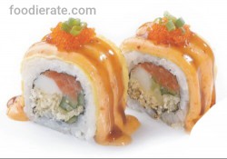 Spicy Tamago Salmon Roll