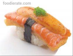 Tamago Salmon Mentai Sushi