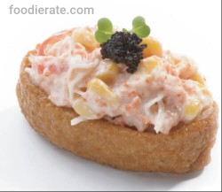 Inari Salmon Salad Sushi