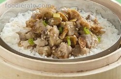 Steam Nasi Ayam Talas
