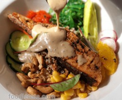 Salmon & Seaweed Quinoa Bowl